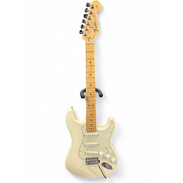 Used Fender Standard Stratocaster Arctic White Solid Body Electric Guitar