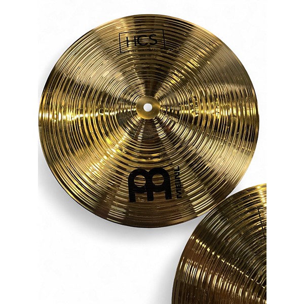 Used MEINL 14in HCS Hi Hat Pair Cymbal