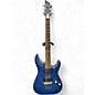 Used Schecter Guitar Research C1 Platinum Satin Transparent Midnight Blue Solid Body Electric Guitar thumbnail