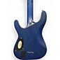 Used Schecter Guitar Research C1 Platinum Satin Transparent Midnight Blue Solid Body Electric Guitar