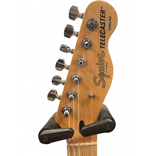 Used Squier Classic Vibe Telecaster Thinline 3 Tone Sunburst Hollow Body Electric Guitar