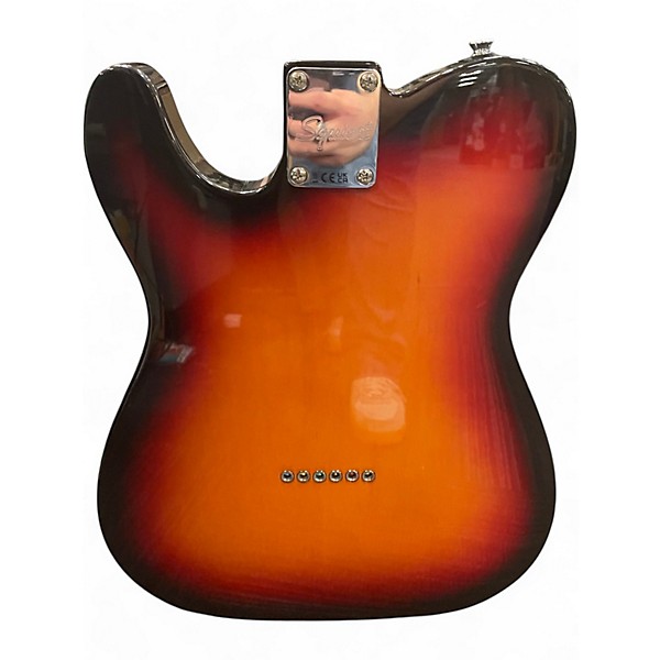 Used Squier Classic Vibe Telecaster Thinline 3 Tone Sunburst Hollow Body Electric Guitar