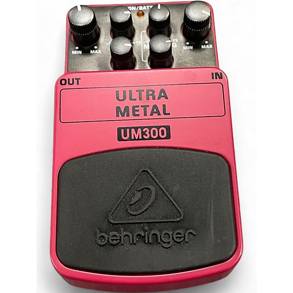 Used Behringer UM300 Ultra Metal Distortion Effect Pedal