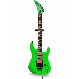 Used Jackson X Series Dinky DK3XR HSS Neon Green Solid Body Electric Guitar