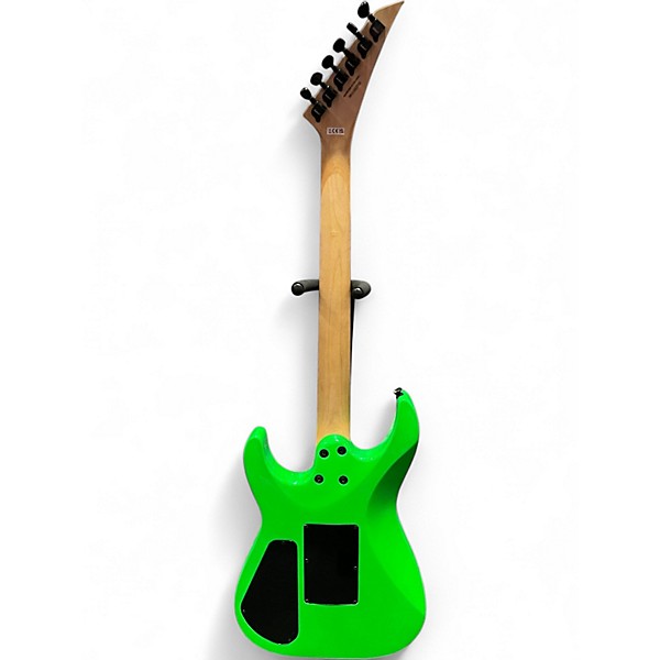 Used Jackson X Series Dinky DK3XR HSS Neon Green Solid Body Electric Guitar