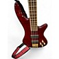 Used 2004 Schecter Guitar Research ELITE 4 TRAN RED Electric Bass Guitar