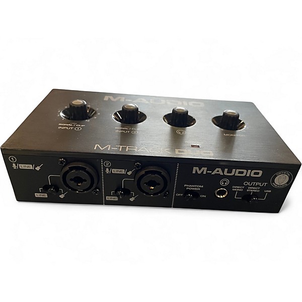Used M-Audio M-Track Duo Audio Interface