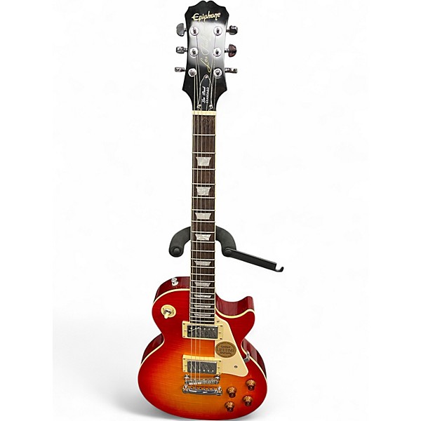 Used 2005 Epiphone Les Paul Standard NOS 2 Color Sunburst Solid Body Electric Guitar