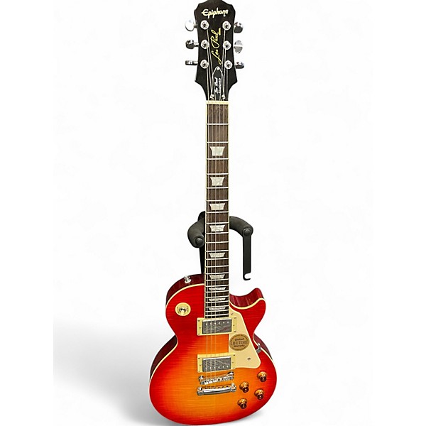Used 2005 Epiphone Les Paul Standard NOS 2 Color Sunburst Solid Body Electric Guitar