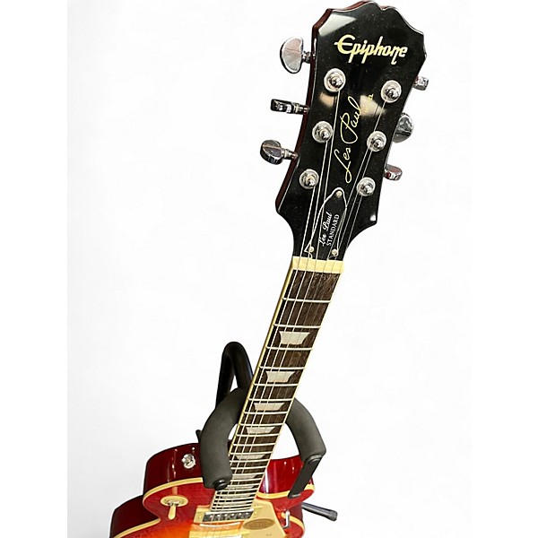 Used 2005 Epiphone Les Paul Standard NOS 2 Color Sunburst Solid Body Electric Guitar
