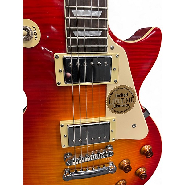 Used 2005 Epiphone Les Paul Standard NOS 2 Color Sunburst Solid Body Electric Guitar