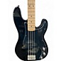 Used Squier Precision Bass Black Electric Bass Guitar