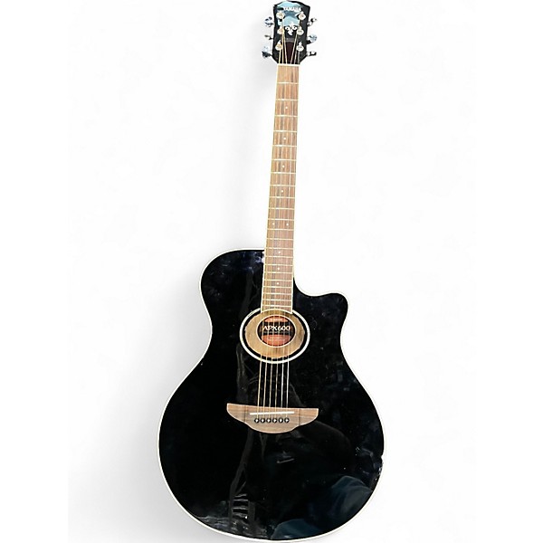 Used Yamaha APX600 Black Acoustic Electric Guitar