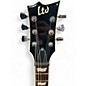 Used ESP LTD EC-401VF AMBER FLAME Solid Body Electric Guitar