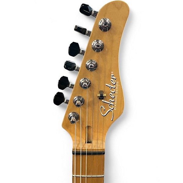 Used Schecter Guitar Research TRADITIONAL VAN NUYS GLOSS NATURAL ASH Solid Body Electric Guitar