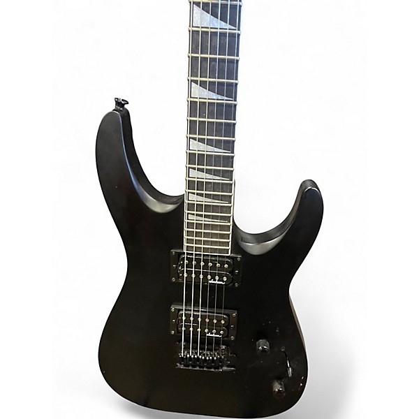 Used Jackson JS24 DINKY Satin Black Solid Body Electric Guitar