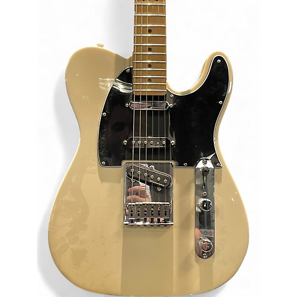Used Fender Deluxe Nashville Telecaster WHITE Solid Body Electric Guitar