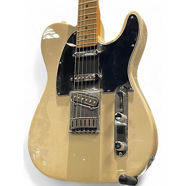 Used Fender Deluxe Nashville Telecaster WHITE Solid Body Electric Guitar