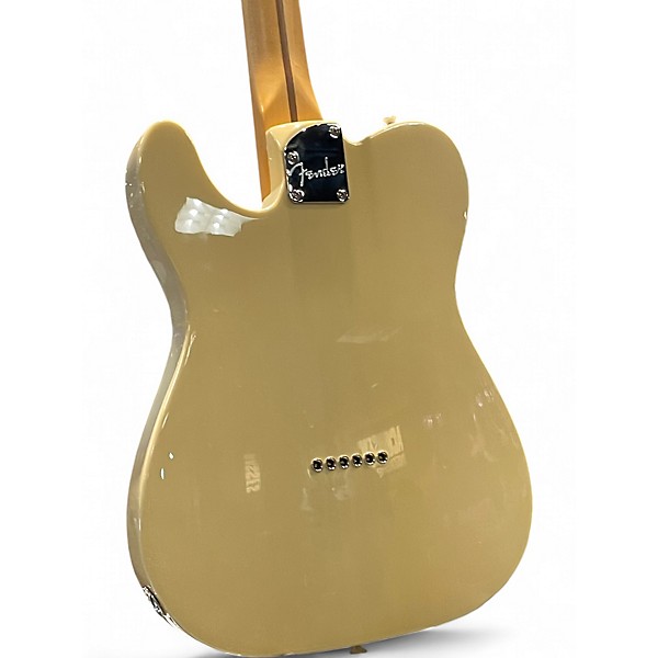 Used Fender Deluxe Nashville Telecaster WHITE Solid Body Electric Guitar