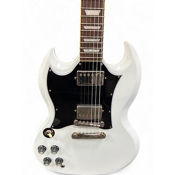 Used Epiphone SG Standard Left Handed White Electric Guitar