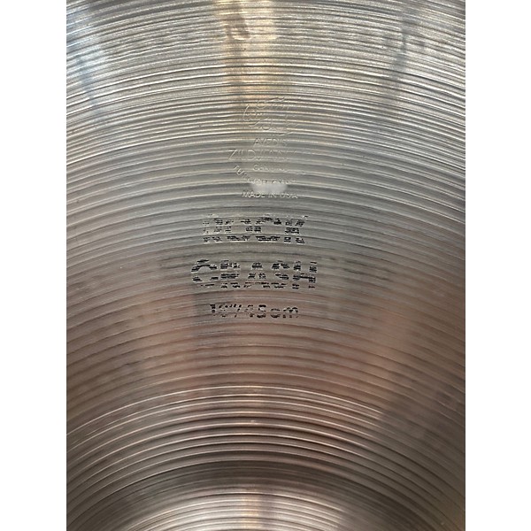 Used Zildjian 18in Rock Crash Cymbal