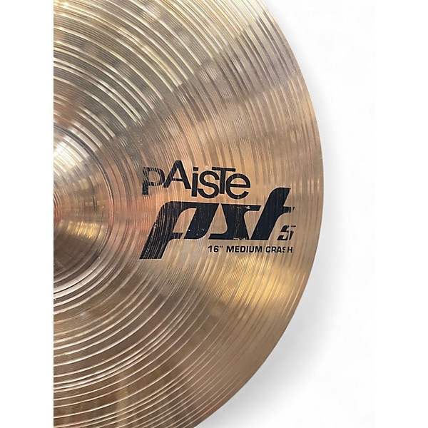 Used Paiste 16in PST5 MEDIUM CRASH Cymbal