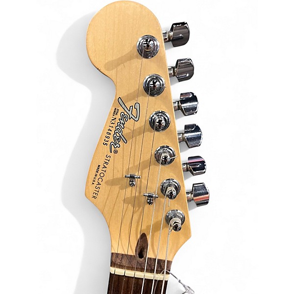 Used Fender American Standard Stratocaster Left Handed 2 Color Sunburst Electric Guitar