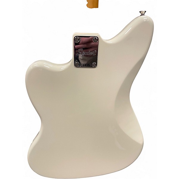 Used Squier J Mascis Jazzmaster Vintage White Solid Body Electric Guitar
