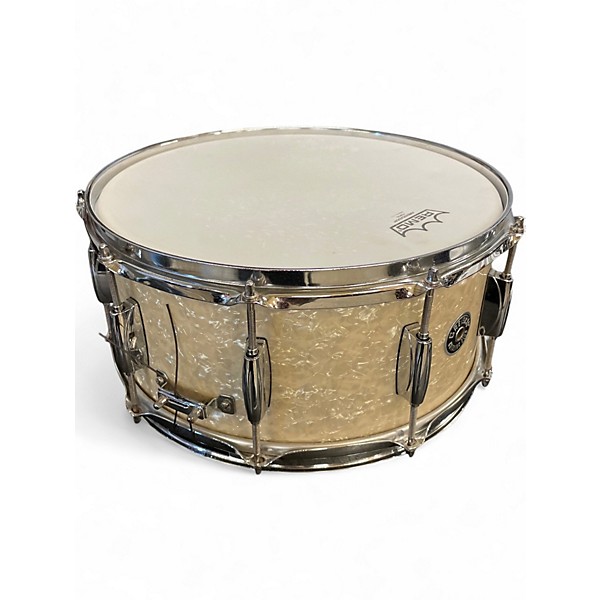 Used Gretsch Drums 6X14 Catalina Club Series Snare White Drum