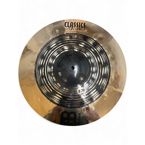Used MEINL 15in Classic Custom Medium Hi Hat Pair Cymbal