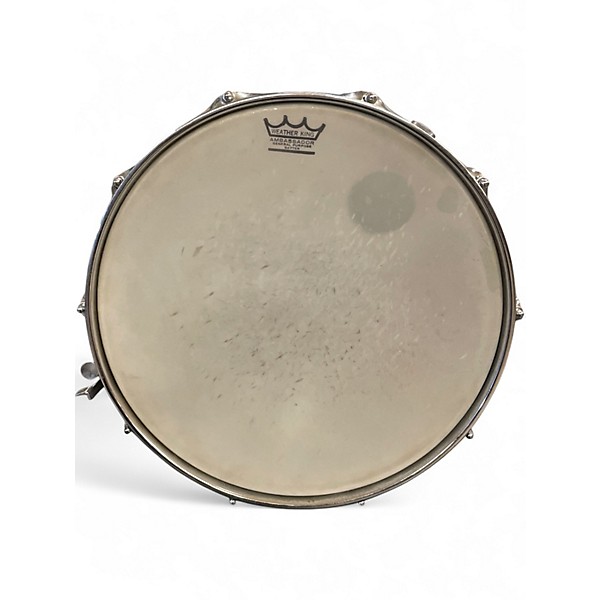 Vintage 1980s Ludwig 5X14 Supraphonic Snare Silver Drum