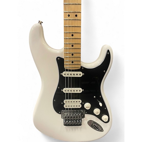 Used Fender Player Stratocaster HSS Floyd Rose Polar White Solid Body Electric Guitar