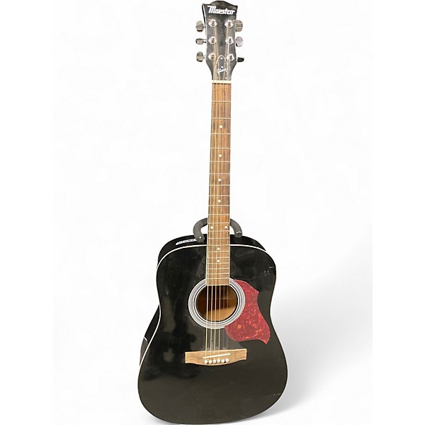 Used Maestro DREADNAUGHT ACOUSTIC BLACK Acoustic Guitar