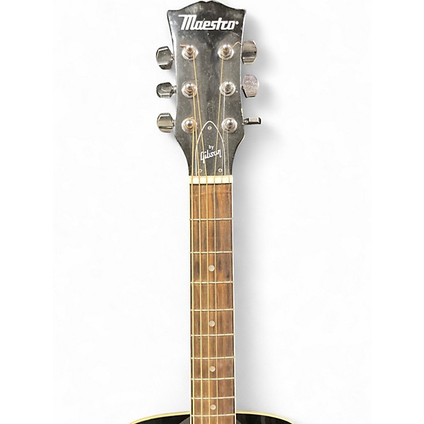 Used Maestro DREADNAUGHT ACOUSTIC BLACK Acoustic Guitar