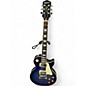Used Epiphone LES PAUL TRATIONAL PRO Trans Blue Solid Body Electric Guitar thumbnail