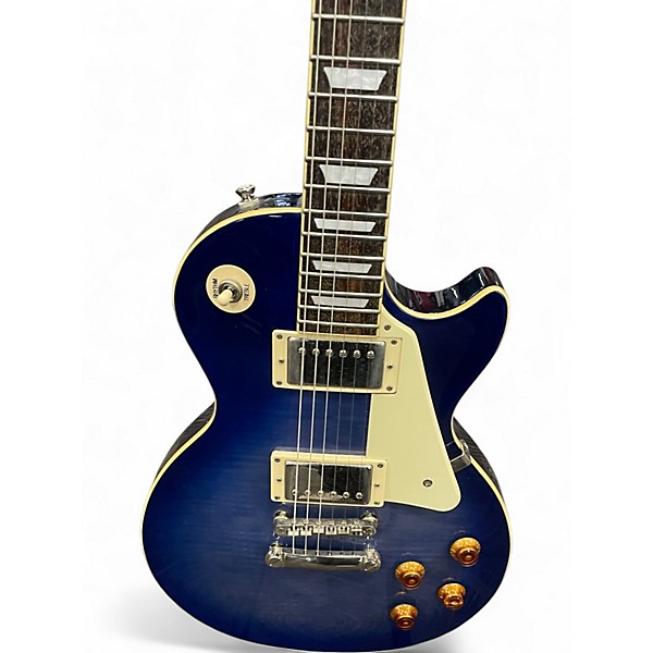 Used Epiphone LES PAUL TRATIONAL PRO Trans Blue Solid Body Electric Guitar