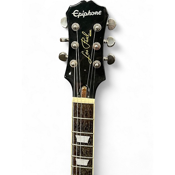 Used Epiphone LES PAUL TRATIONAL PRO Trans Blue Solid Body Electric Guitar