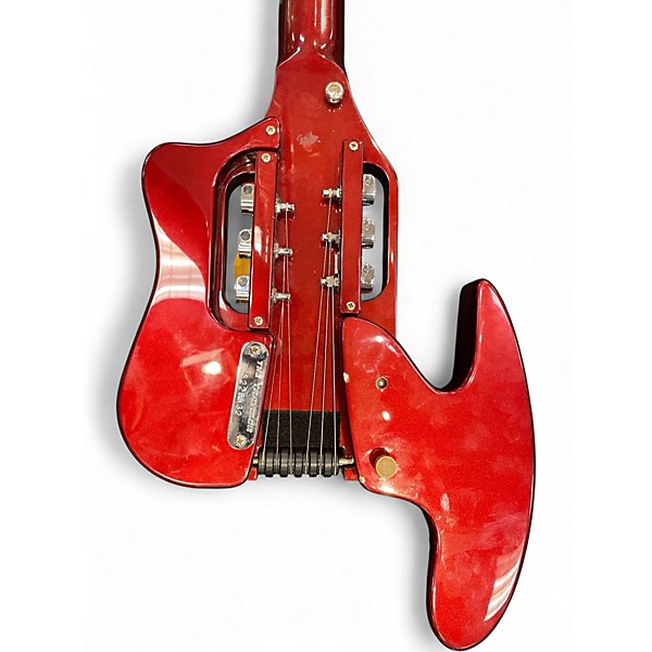 Used Traveler Guitar Speedster Hot Rod Candy Apple Red Metallic Acoustic Guitar