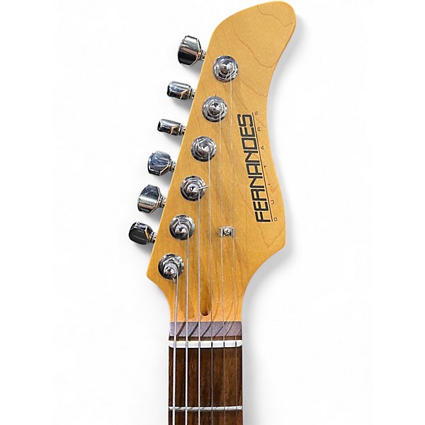 Used Fernandes LE 1Z SSH Blue Burst Solid Body Electric Guitar