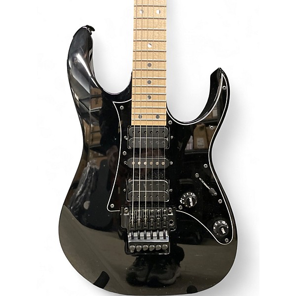 Used Ibanez RG550 Genesis Black Solid Body Electric Guitar