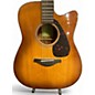 Used Yamaha FGX800C 2 Tone Sunburst Acoustic Electric Guitar