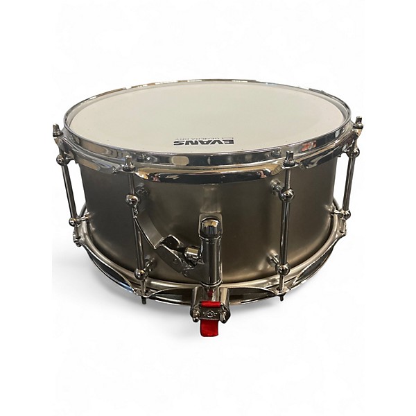 Used Dunnett 6.5X14 Classic Titanium Snare Silver Drum