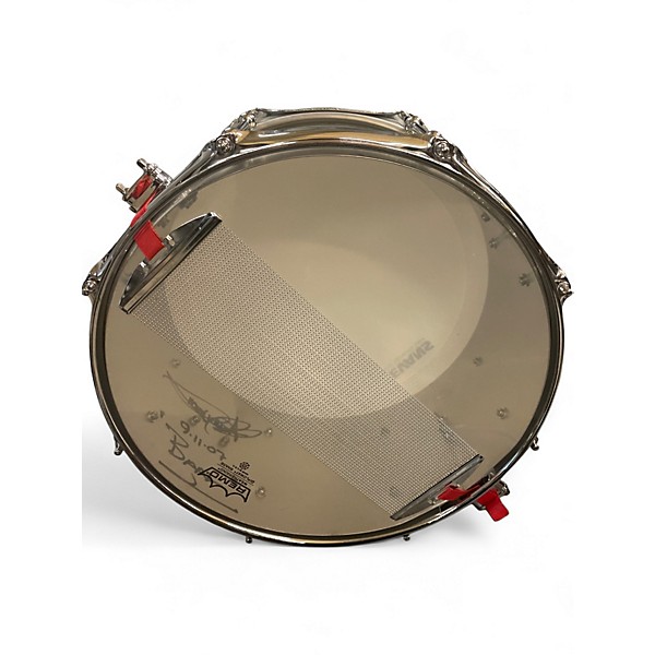 Used Dunnett 6.5X14 Classic Titanium Snare Silver Drum