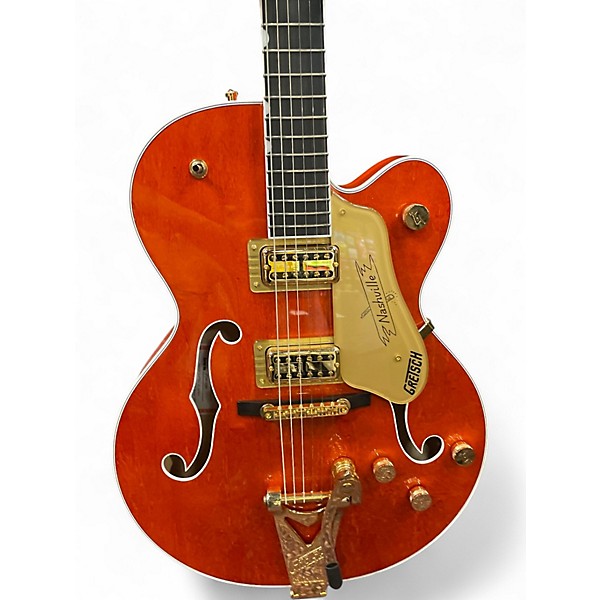 Used Gretsch Guitars Pro Nashville Orange Stain Hollow Body Electric Guitar