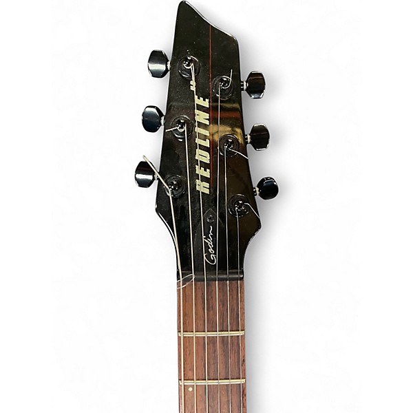 Used Godin Redline HB natural Aww Flame Solid Body Electric Guitar