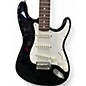 Used Squier Standard Stratocaster Black Solid Body Electric Guitar