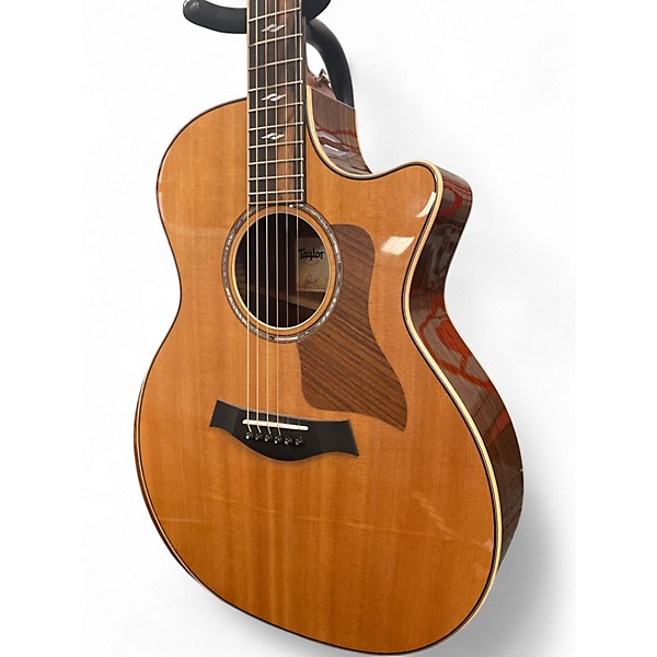 Used Taylor 814CE DLX Natural Acoustic Electric Guitar