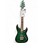 Used Schecter Guitar Research C-1 Diamond Special Edition Trans Green Solid Body Electric Guitar thumbnail