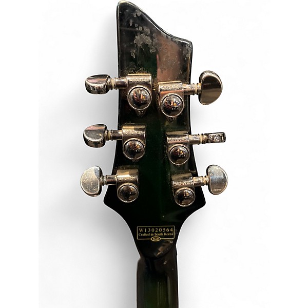 Used Schecter Guitar Research C-1 Diamond Special Edition Trans Green Solid Body Electric Guitar