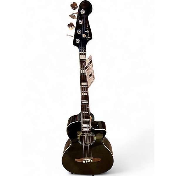 Used Fender KINGMAN Black Acoustic Bass Guitar